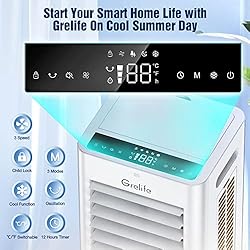Grelife Evaporative Air Cooler, 3-IN-1 Portable Air