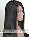 Chantiche Silk Top Yaki Straight Right Deep Invisible Parting Lace Front Wigs For Black Women Natural Looking Glueless Brazilian Remy Human Hair Lace Wig 16 Inch #1B