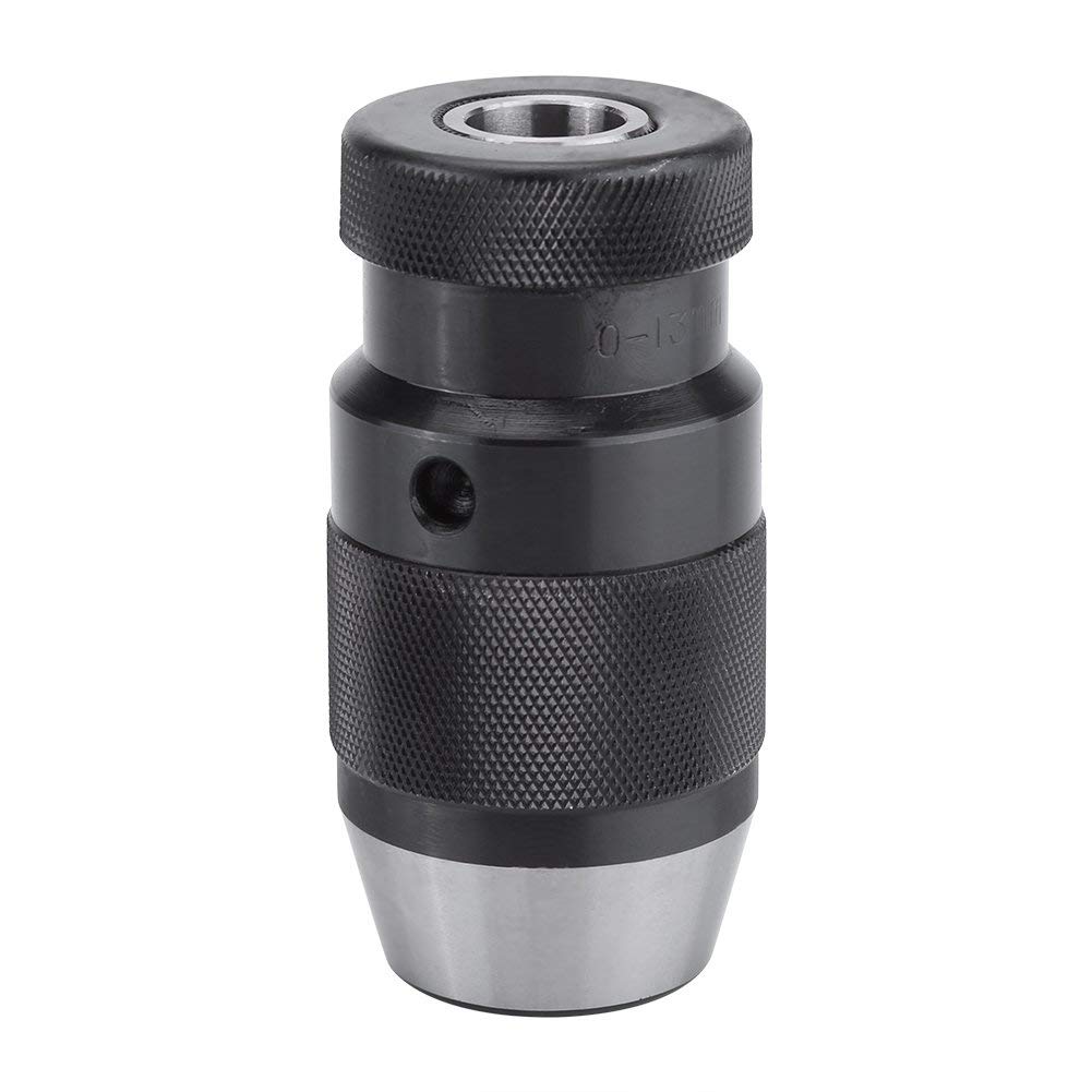Keyless Chuck,B16 0-13mm 1/2" Steel self-Locking Self-Tightening Drill Chuck Heavy Duty Professional Multi Tool Chuck Adapter Converter for Lathe Electric Drill