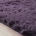 Noahas Fluffy Bedroom Rug Plush Fuzzy Rugs for Kids Room Living Room, Soft Shaggy Nursery Rug Furry Floor Carpet Modern Indoor Bedroom Decor Cute Boys Girls Room Rug, 4x5.3 Feet, Taro Purple
