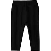 DREAM BUS Baby Girl Boy Pants Toddler Leggings Solid Ribbed Toddler Sweatpants Infant Newborn Leggings Baby Boy Jogger Pants