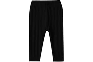 DREAM BUS Baby Girl Boy Pants Toddler Leggings Solid Ribbed Toddler Sweatpants Infant Newborn Leggings Baby Boy Jogger Pants