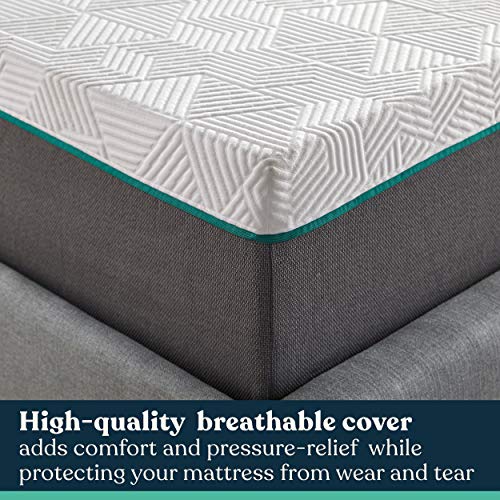 Performance Hybrid 10 Inch Medium Antimicrobial Copper Infused Mattress