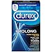 Durex Prolong and Trojan Extended Pleasures Climax Control Latex Condoms Combo Pack with Silver Pocket/Travel Case