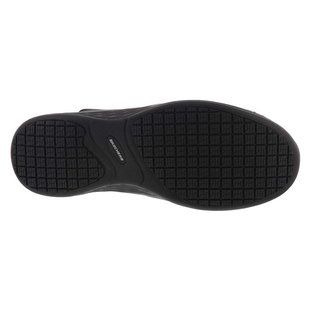 Skechers Toston-Auley Black Soft Toe WP Slip Resistant Oxford - Image 4