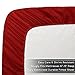 Bare Home Twin XL Sheet Set - College Dorm Size - Luxury 1800 Ultra-Soft Microfiber Twin Extra Long Bed Sheets - Deep Pockets - Easy Fit - Extra Soft - 3 Piece Set - Bed Sheets (Twin XL, Red)