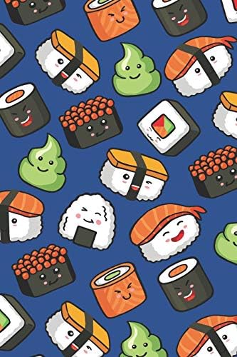 Sushi Gift - Sushi Journal: kawaii sushi notebook, sushi book, sushi gifts for women, sushi kids gift, sushi gifts for kids, sushi birthday party, ... stuff, sushi graduation gift for sushi lover
