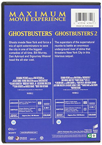Ghostbusters / Ghostbusters 2 (Double Feature) - //coolthings.us