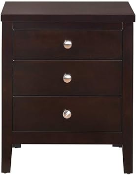 Amazon Com Picket House Furnishings Luke Nightstand Modern Contemporary Antique Black Solid Wood Rubberwood Furniture Decor