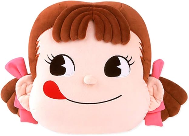 Amazon Fujiya ペコちゃんのかわいい顔ぬいぐるみクッション おもちゃ 子供 ギフト プレゼント 可愛い人形 45cm 並行輸入品 ぬいぐるみ おもちゃ