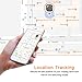 Key Finder Smart Tracker, H+LUX Phone Finder Bluetooth Key Finder with Anti-Lost Alarm Reminder, Replaceable Battery and App Control for Phone, Car Key, Wallet, Backpack, Luggage, Black