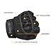 FREETOO Tactical Gloves Military Rubber Hard Knuckle Outdoor Gloves (Black Half Finger, XL:9.2