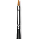 Utrecht Synthetic Sablette Brush - Long Handle, Bright, Size 2