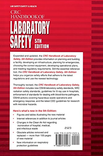CRC Handbook of Laboratory Safety