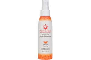 Aroma Paws Scented Dog Coat Spray – Cleansing, Conditioning, Moisturizing – Toxin Free, Healthy Ingredients – Aromatic Grooming Puppy Spray – Loosens Knots, Tangles – 4.5 Oz, Orange Nutmeg Vetiver