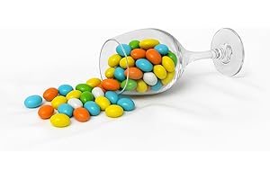 SweetGlob Jordan Almonds Party Colors Hard Candy (1 Pound, Assorted Pastel Colors)