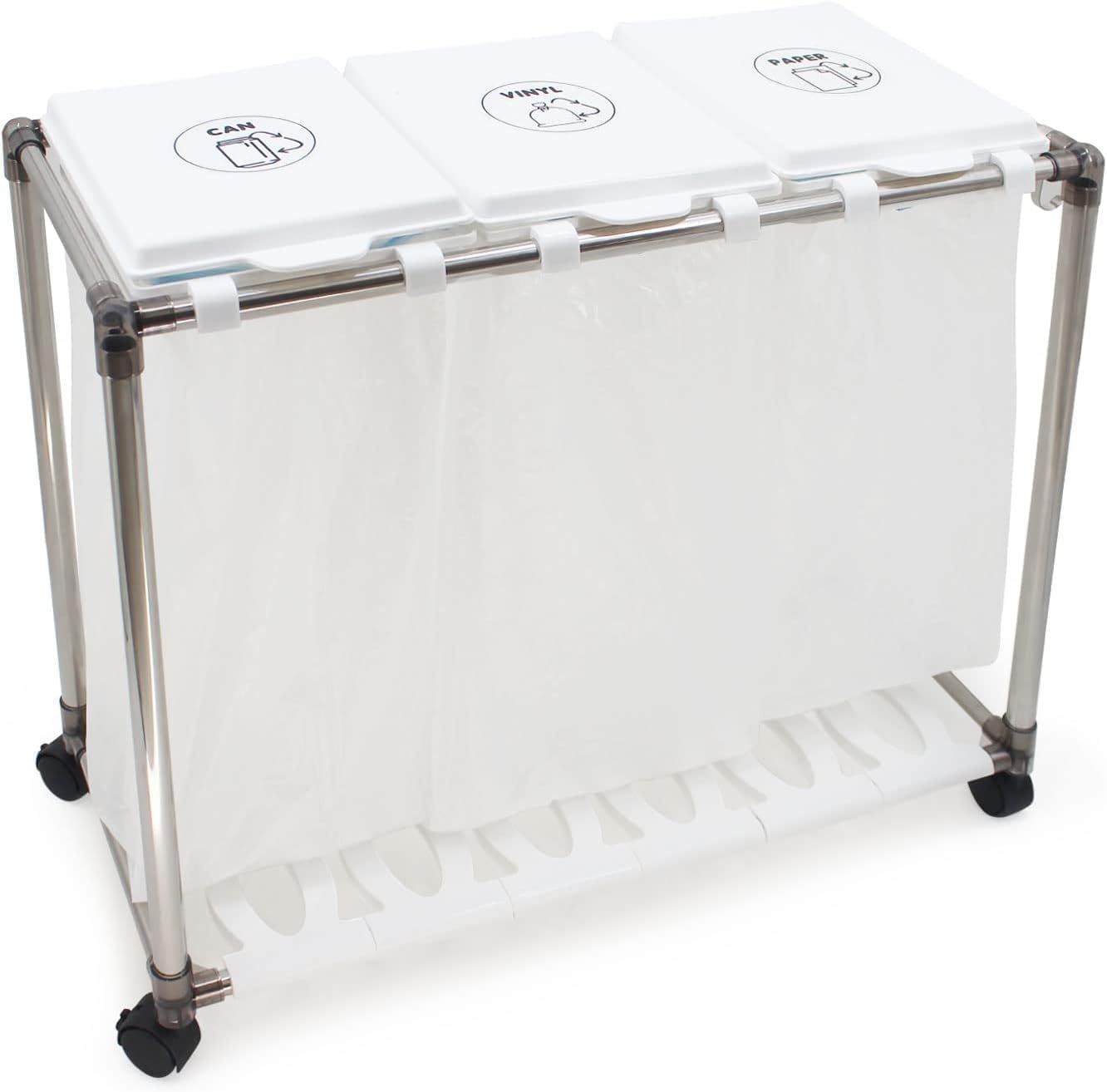 Garbage Bag Box Van Holder Mua Garbage Bag Holder, Separation, Trash Can with Wheels, Trash Bin ...