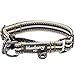 Blueberry Pet Safety Dog Collar with Dual D-Rings | 3M Reflective Multi-Colored Adjustable Collar in Olive and Blue-Gray | Soft Nylon Dog Collar for Active Medium Dogs