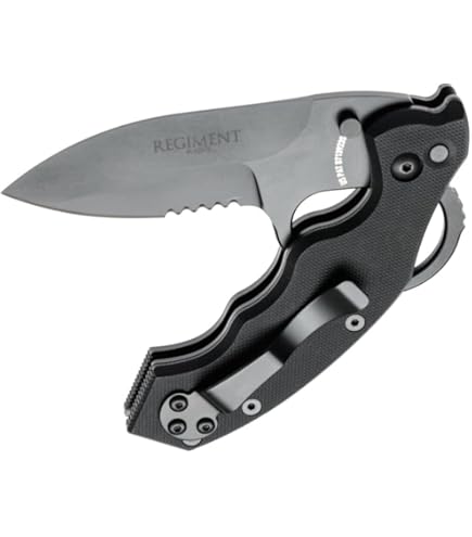 Low Viz Pro Black Metal Door Regiment Blades Low Viz G10 Non
