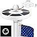 GRDE Solar Flagpole Light Flag Pole Solar Lighting- Brightest, Most Powerful -20 LED Downlight Lights up Flags on Most 15 to 25 Ft Flag Pole Light Night Lighting - Brightest, Hassle-free, Eco-friendly, Energy-saving, Low-cost Solution on the Market - 1 Year 100% Satisfaction Guarantee!