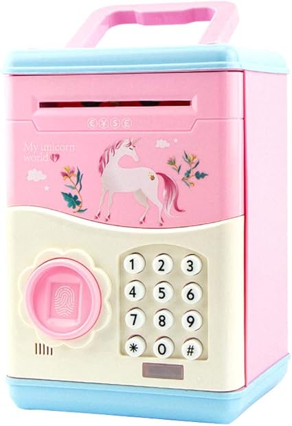 fingerprint piggy bank