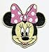 Minnie Mouse Polka Dot Bow Iron On/Sew On Embroidered Patch