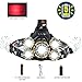 LED Headlamp Flashlight,COSOOS Rechargeable Headlamp with Red Safety Light, 3800 Lumen Brightest 4-Mode Headlight, Waterproof, Zoomable Headlamp for Adults,Ready for Hurricane,Li-ion Battery Included primary