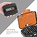 Tacklife 61 in 1 Screwdriver Bit Set, PSDB1A Precision Magnetic Driver Kit with 60 Multi-Size Screw Bits, ANSI Standard, Box Case Original