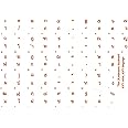 Thai Keyboard Stickers Transparent Orange Letters