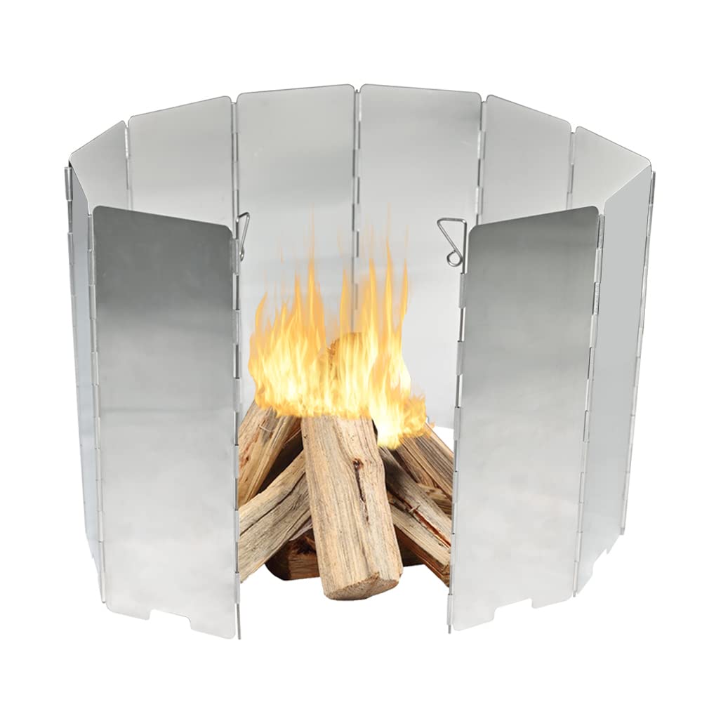 Ram® Camp Camping Windshield Stove Aluminium Camping Windshield Compact Folding Camping Stove