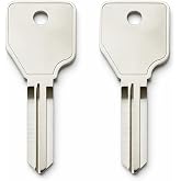 2-Pack Key Blank BD955 for Stack-On Gun Safes Cabinets, Brass Uncut Key Blanks