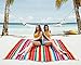 El Paso Designs Mexican Yoga Blanket - 51 x 74 inches - Colorful Studio Mexican Falsa Blanket - Ideal for Yoga, Camping, Picnic, Beach Blanket, Bedding, Home Decor Soft Woven