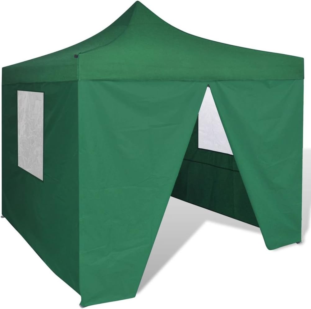 honglianghongshang 4 Wall Folding Tent 3m x 3m Green Home & Garden Lawn