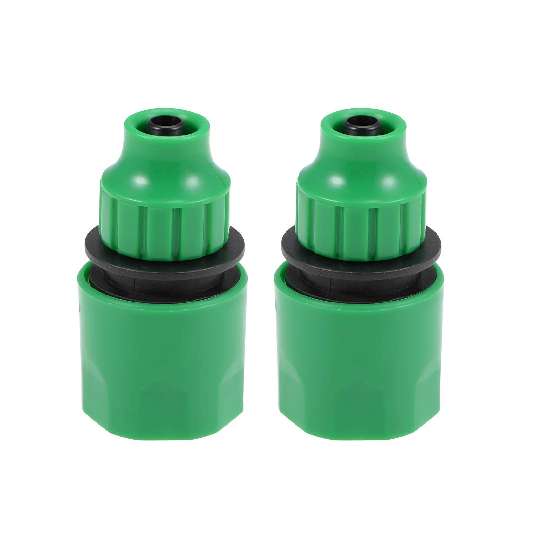 sourcing map Quick Connector Hose Pipe Adapter Fitting 8mm Inner Diameter Hose Tubing for Garden Irrigation System 2pcs
