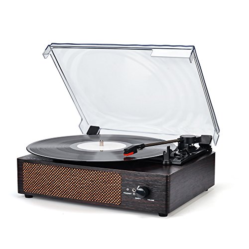 Record Player Turntable with Speakers Wireless Portable Phonograph LP