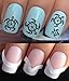NAIL DECALS WATER TRANSFERS STICKERS TATTOO ART SET #332 & 172. **plus x48 nail tip guides!!** x24 HIBISCUS FLOWER SEA TURTLE TRIBAL TATTOO WRAPS & x48 FRENCH MANICURE TIP GUIDES! CAN BE USED WITH NATURAL GEL ACRYLIC STICK ON NAILS! OR WITH GLITTER DUST CAVIAR BEADS ALLOYS DECORATIONS CONFETTI FIMO SHAPES TAPE PENS RHINESTONES!
