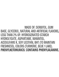 Extra Peppermint Sugarfree Gum, value pack, 8 Count