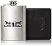 Levi's  Men's  Wallet with Gift Set,Black with Flask