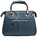 MG Collection Marissa Top Handle Doctor Shoulder Bag, Navy Blue, One Size