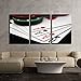 wall26 - 3 Piece Canvas Wall Art - Cards Laying Around with Poker Chips on top. - Modern Home Art Stretched and Framed Ready to Hang - 16