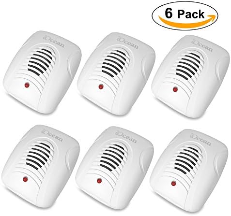 Pest Repeller,Mice Repeller, Mosquitoes Repeller, Pest Control Reject Hocean Latest Ultrasonic Technology ECO Safe Kids Pets Friendly Pest Repellers for Mice,Mosquitoes,Ants,Spiders,Roaches (6)