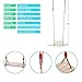 HAPPY PIE PLAY&ADVENTURE Children Wooden Hanging Swings Seat with 78'' Adjustable Pp Rope Per Side (4pc Hardwood)
