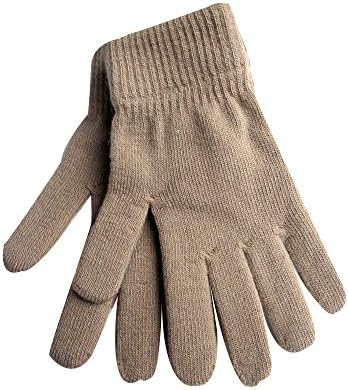 Mellons Unisex Winter Knit Classic Solid Color Gloves