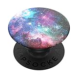 PopSockets PopGrip: Swappable Grip for Phones & Tablets - Blue Nebula