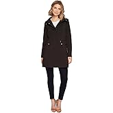 Cole Haan Women's Back Bow Packable Hooded Rain Jacket