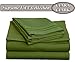 Clara Clark ® Supreme 1500 Collection 4pc Bed Sheet Set - Full (Double) Size, Calla Green