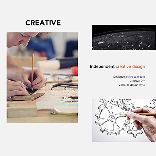 Wall Sticker Wall Clock, Frameless DIY Wall Mute Clock 30D Mirror Surface Sticker Home Office Decoration,White-7