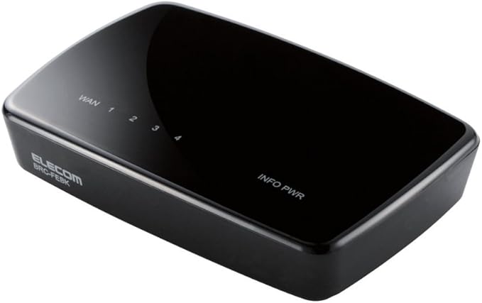 Amazon Co Jp Elecom Brc Febk Wired Router Parent Unit 100mbps Computers Peripherals