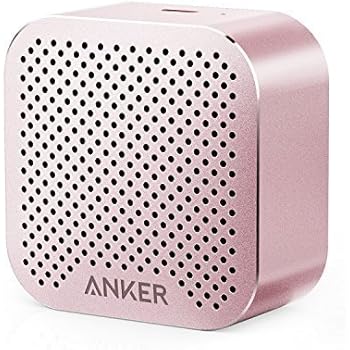 Anker SoundCore nano Bluetooth Speaker with Big Sound, Super-Portable Wireless Speaker with Built-in Mic for iPhone 7, iPad, Samsung, Nexus, HTC, Laptops and More - Pink