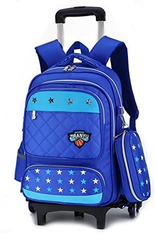 Trolley School Bags with Wheels YUB Rolling Backpacks Luggage for Boys and Girls